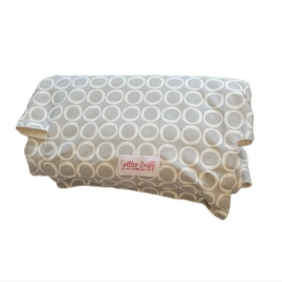 Smitten Baby Gray Diaper Changing Pad Neutral - Picture 1 of 5